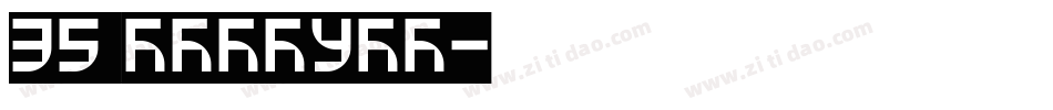 35 regluar字体转换